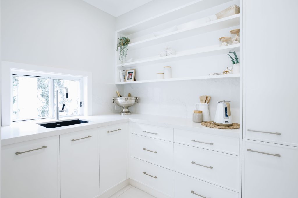 White Kitchen Cabinets and Countertop